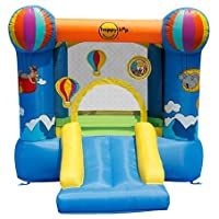 Los mejores  - Happy Hop HappyHop 9070N. Castillo Hinchable: Hot Air Balloon Slide and Hoop Bouncer.